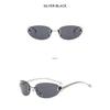 Women's Sunglasses, Star Rimless Sunglasses, Men's and Women's Retro Oval Sunglasses.