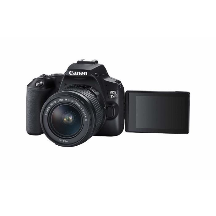 CANON EOS 250D KIT EF-S 18–55mm F3.5–5.6 III Черный