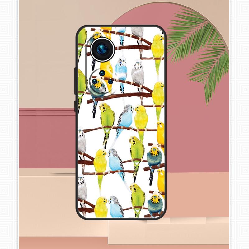 Animal Parrot Birds Case For Honor Magic 5 6 7 8 Pro Honor 400 Lite 200 X9c X9b X9a X8b X8a X8c 50 70 90 Cover