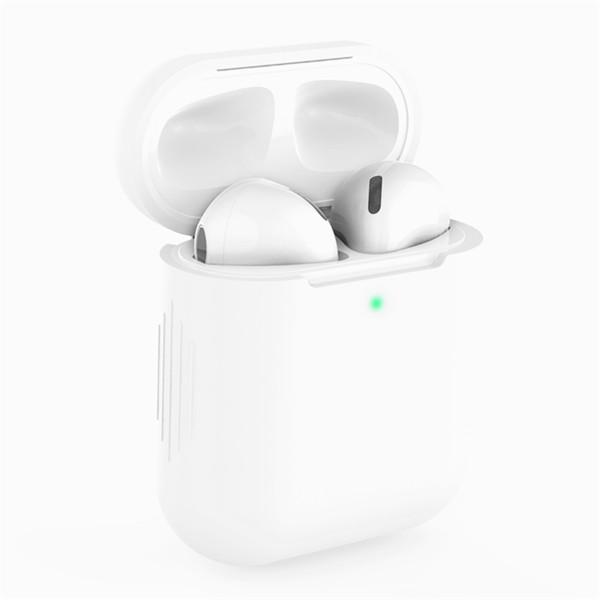 Силиконовый защитный чехол для наушников Airpods, универсальный чехол с защитой от падения 1, 2 поколения