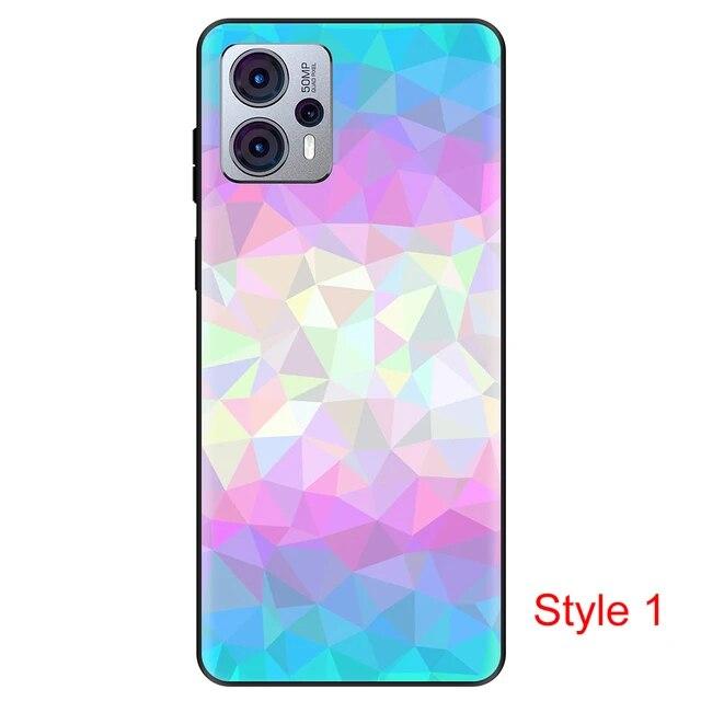 Чехол для Motorola Moto G23, пылезащитный черный чехол, силиконовый чехол 6,5 дюймов для MotoG23, противоударный мягкий бампер из ТПУ, полная защитная сумка