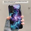 Горячий оранжево-золотой цвет Для Motorola Moto Edge 20 Lite 30 Pro 40 Neo 50 Ultra G45 G54 G55 G75 G84 G85 G Play 23 Стеклянный чехол для телефона