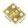 10 Pcs Mini Small Metal Hinge for 1/12 House Miniature Cabinet Furniture
