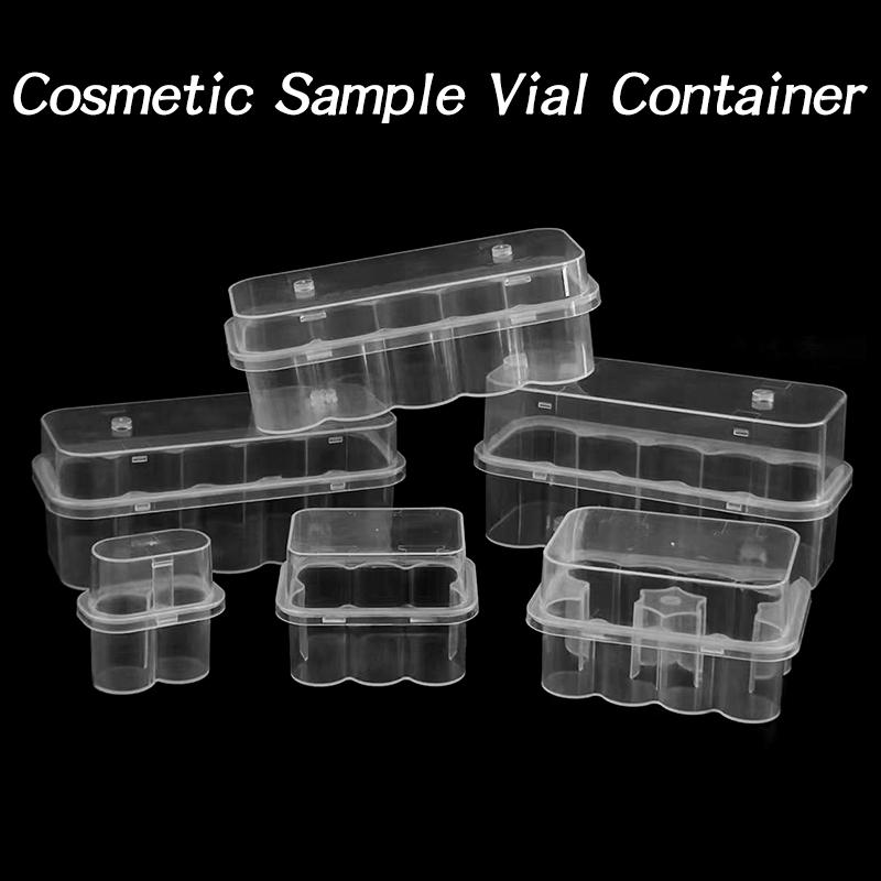 3mL Peptide Vial Case Plastic Microtube Storage Box Stackable Clear Freezer Tube Box Refrigerator Organizer Diabetic Supplies