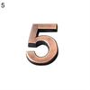0-9 Modern House Door Plaque Address Arabic Number Digit Plate Sign Decoration