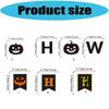 Halloween Banner Happy Halloween Banner with Pumpkin Signs Halloween Party Decorations Hanging Party Supplies Gift
