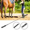Black Fiber Reinforced Plastic Pet Training Whips Tool Supplies for Dog Behavior Management Horse Riding