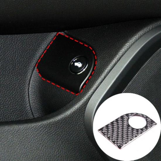 Carbon fiber Trunk switch button cover trim For Maserati Ghibli 2014-2015