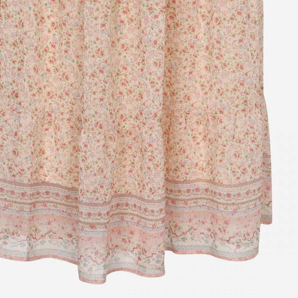Thursday Island Women Border Mix Square Neck Dress T264mop281w