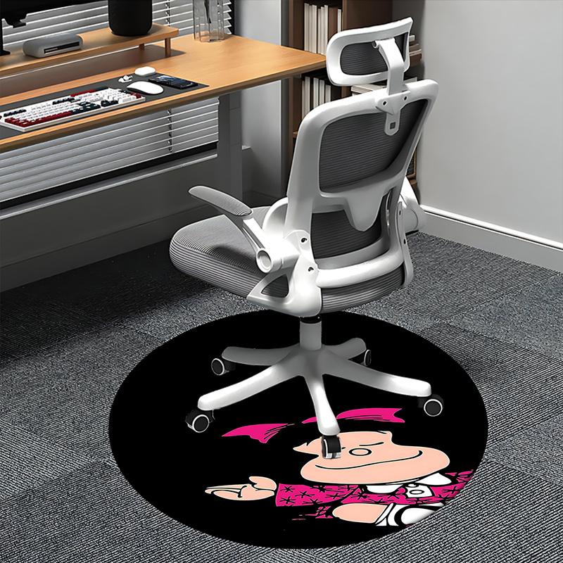 Peanuts Snoopy Chair Mat Round Carpet for Home Office Living Room Bedroom