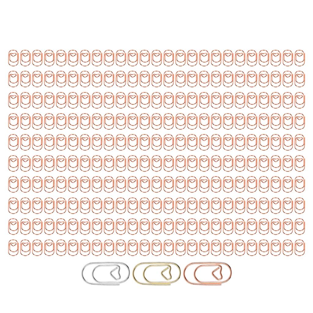 250 шт. необычные скрепки в форме сердца, маленькие, покрытые пластиком, проволочные, широко используемые, милые скрепки для дома