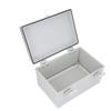 Gray Hinged Cover Electrical Junction Box IP67 Waterproof Electric Project Box for Outdoor
