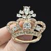 Элегантные Броши-Короны со Стразами для Женщин Роскошные Булавки для Шляпы Мероприятие для Друзей Вечеринка Новые Подарки Ювелирные Украшения Аксессуары