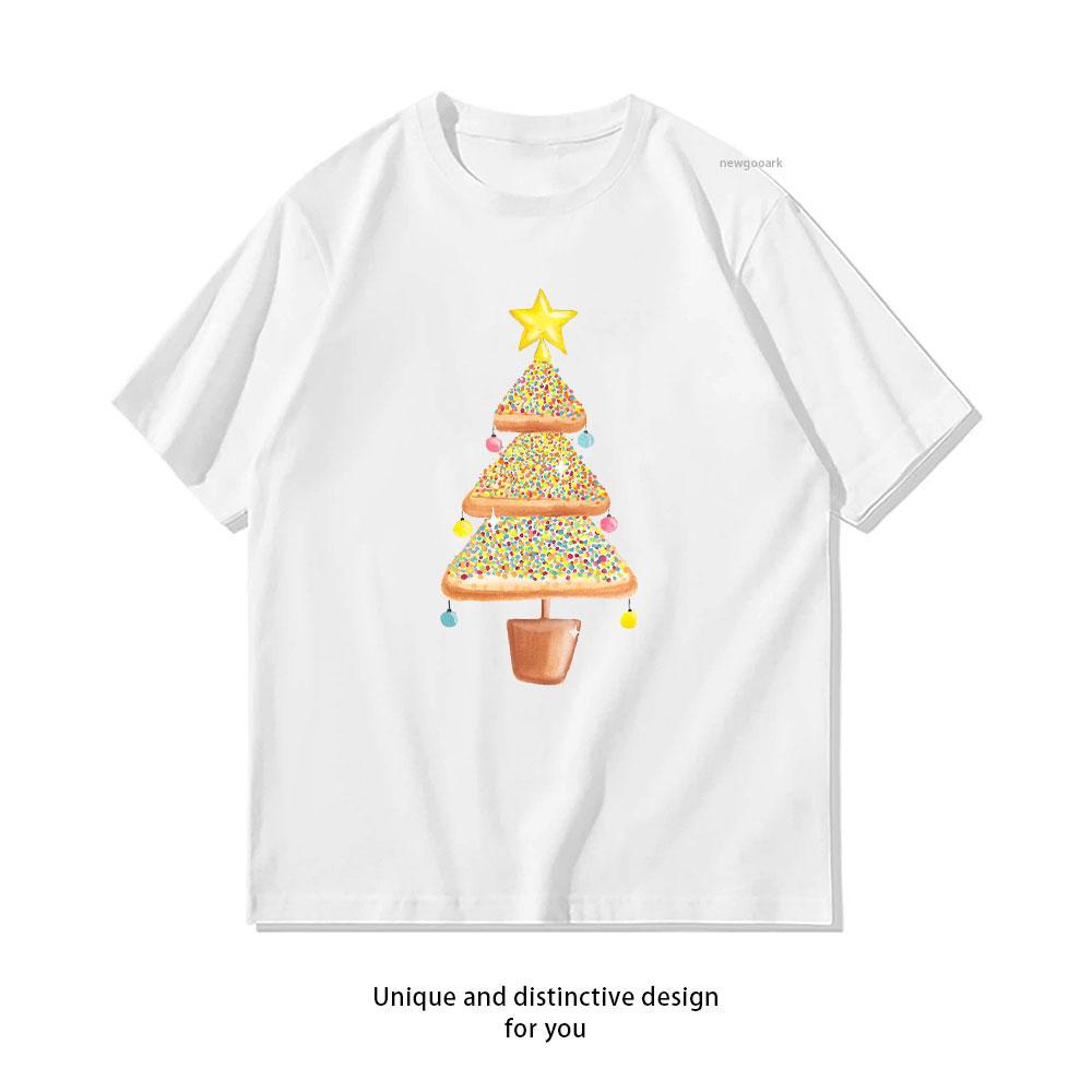 Fairy Christmas Fairy Bread TShirt Women Unisex Casual cotton graphic t shirts Creative streetwear Classic Oneck shirt