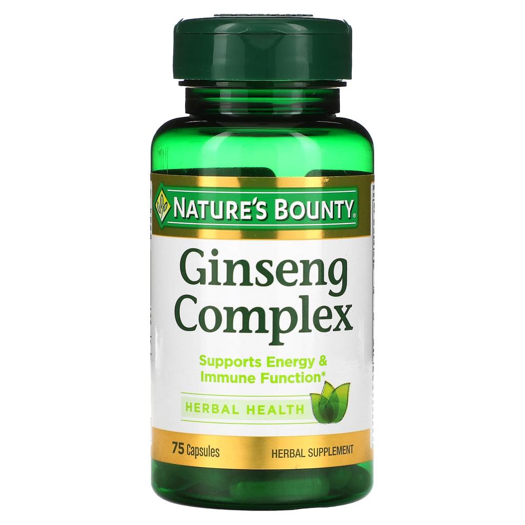 Nature's Bounty Ginger Complex, 75 Capsules