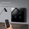 Zhengshang C3 Граффити ZigBee Умный выключатель: Беспроводная голосовая панель, с поддержкой Tuya, стандарт ЕС, совместима с Alexa и Google.