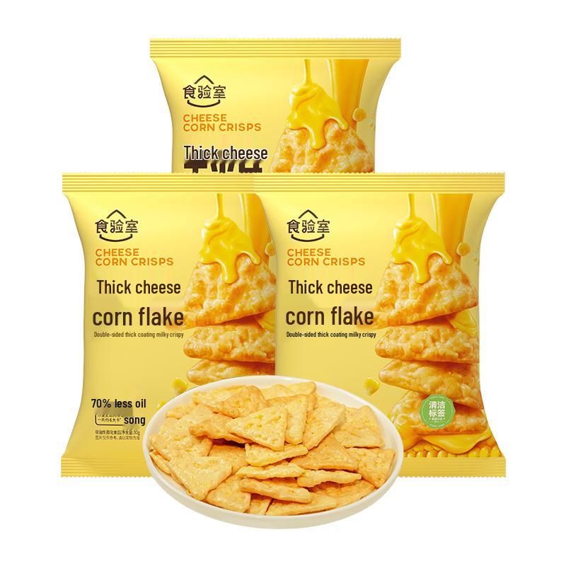 Shi Yan Shi Thick Cheese Corn Chips