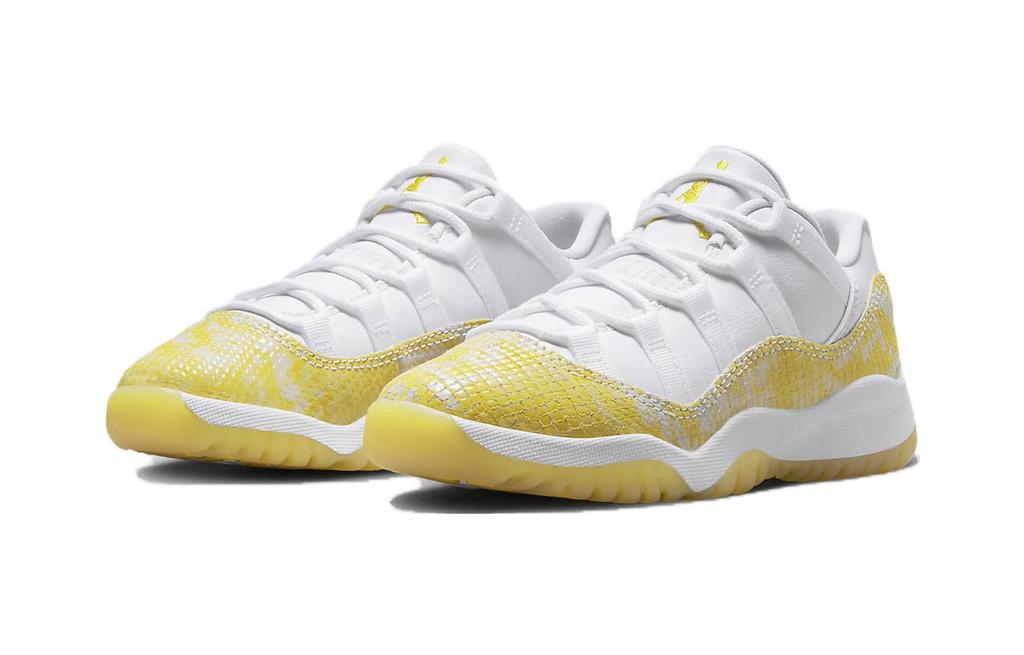 Jordan 11 Ретро Низкие Желтые Змеиная Кожа PS 580522-107