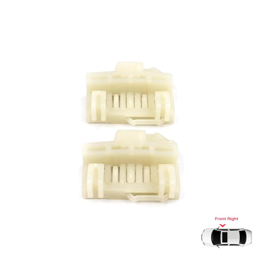 V1BWR47 Window Regulator Guide Clips Front Right for Pontiac Grand Am Sunfire Oldsmobile Alero Cutlass Chevrolet Cavalier Malibu