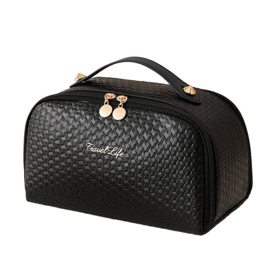 Дорожная косметичка женская водонепроницаемая органайзер для косметики с верхней ручкой косметичка с влажным отделением для деловых поездок отпуска