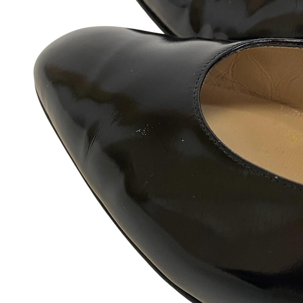 Salvatore Ferragamo Лакированные туфли-лодочки черные Лакированная кожа Женские Б/У