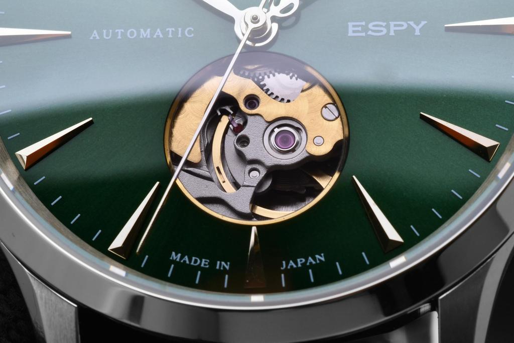 Механические автоматические часы ESPY Dress Open Heart Brown [KENTEX] E660M-04 Мужские