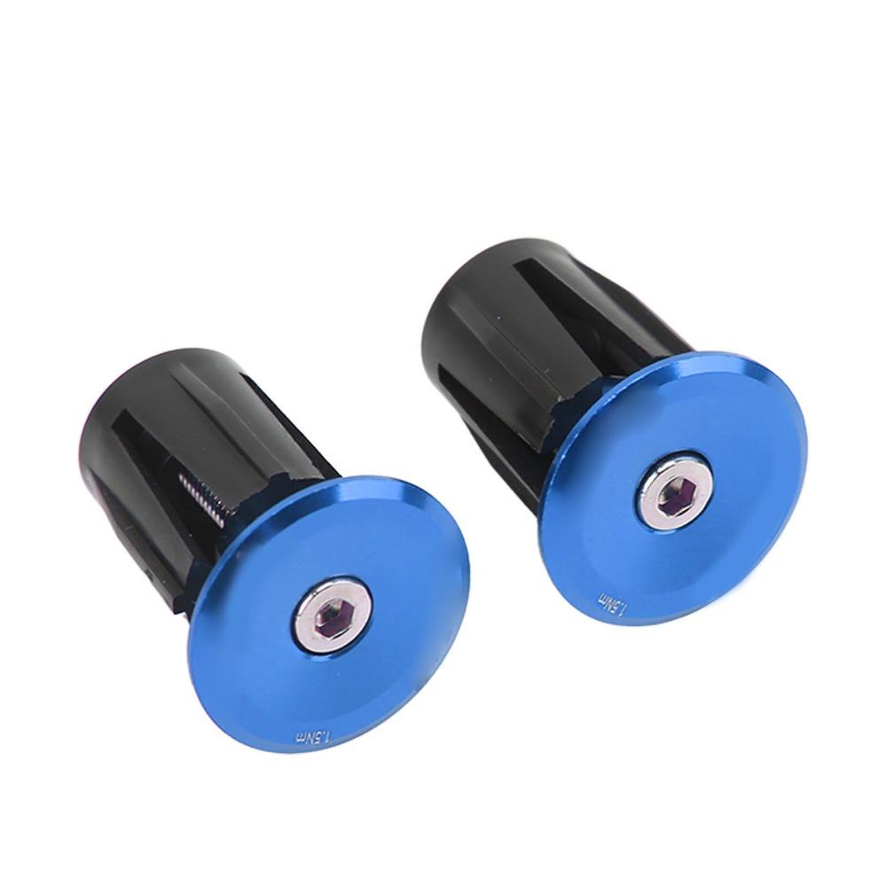 2 Pair Light Weight Handlebar Plug Aluminium Plastic Handlebar End Caps Bike Maintenance