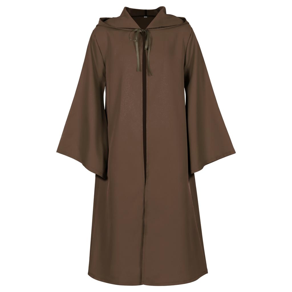 Halloween Cos Robe Cape Cos Costume Party Long Cosplay Long Black Robe Dress Outfit