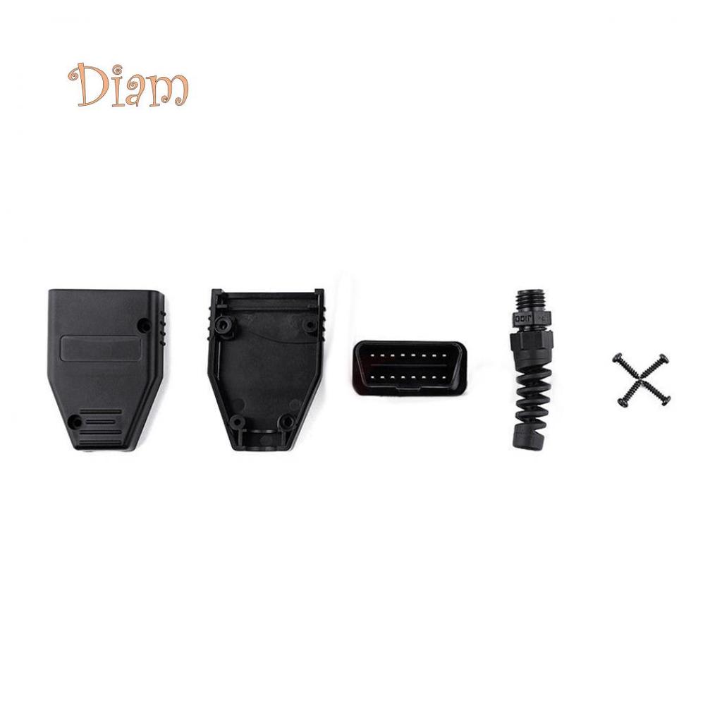 B-Bay Прочный 16-контактный штекерный корпус Кабель-адаптер для диагностики Разъем OBD2 Автоаксессуары