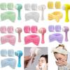4 шт. 3D Боковые Силиконовые Двусторонние Щетки для Очищения Лица, Спа-Повязка на Голову, Браслеты на Запястья, Очиститель Пор, Скраб для Лица, Набор Щеточек