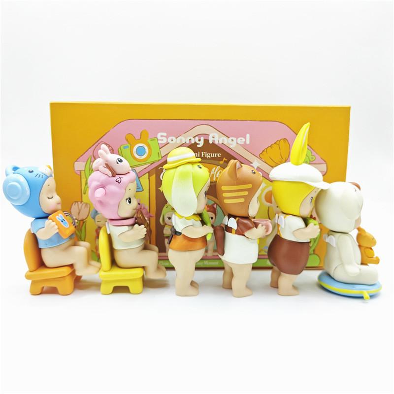 Enjoy The Moment Series Angel Figurines Pvc Blind Box Collectible Toys Decor 6 Styles