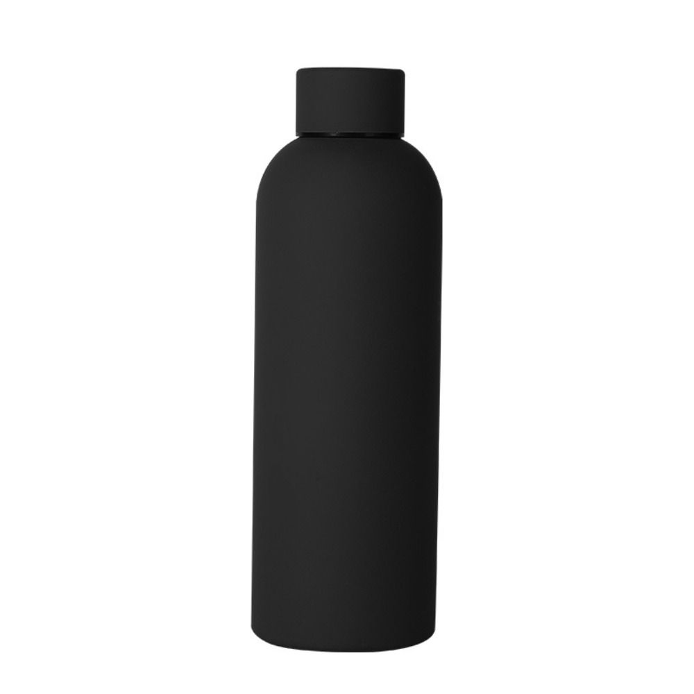 Leak-proof Insulated Water Bottle Stainless Steel Frosted Vacuum Flask Small Mouth Insulated Cup