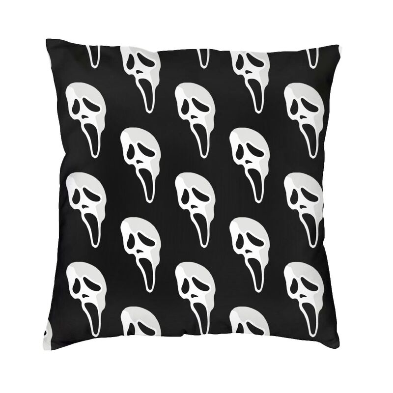 Забавный чехол для подушки на Хэллоуин с изображением призрака Scream Sidney Prescott, пленка, наволочка для дивана, квадратная наволочка для гостиной