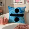 Melodic Pop British Singer EEd Sheeran Cushion Cover Pillowcase Short Plush Invisible zipper Room Sofa Cushion Cover
