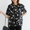 Dedra Women S Linen Floral Print blouSe Tbe3401