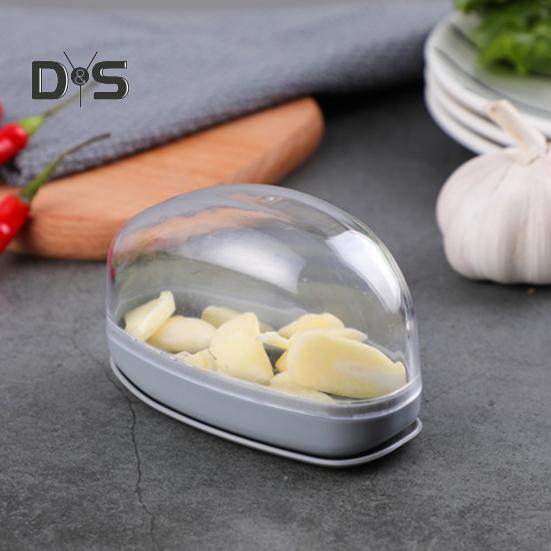 Серая дробилка для чеснока, ручное нажатие, полезная терка для измельчения чеснока, инструмент для приготовления пищи