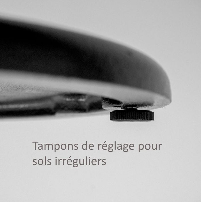 Base for High Table Height 110 Cm Rome Model Black