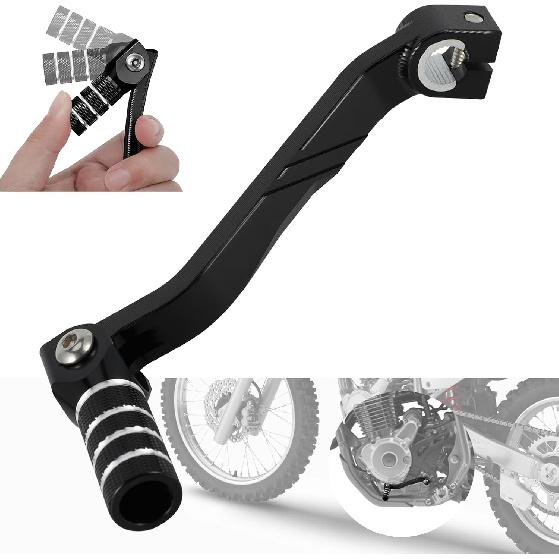 Motorcycle Gear Shifter Shift Lever CNC for CRF50 CRF 50 CRF50F CRF 50F 2025 2024 2013-2025 Dirt Pit Bike Black Folding Tip