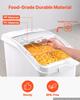 Rice Storage Container 120 L/31.7 Gal 90 kg Dog Food Dispenser Bin, for Kitchen Pantry Organization, Large Ingredient Grain Cereal Flour Bin, Pet Food