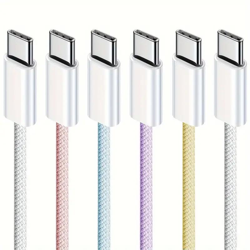 EONLINE 3.3FT 3D Original USB-C Fast Charger Cable for Apple iPhone 17 16 Pro Max 15 Pro Puls PD 60W USB-C Weaving Charging Data