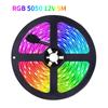 Светодиодная лента RGB 5 м 12 В SMD5050 водонепроницаемая гибкая светодиодная лента для гостиной, спальни, вечеринки, бара, украшения
