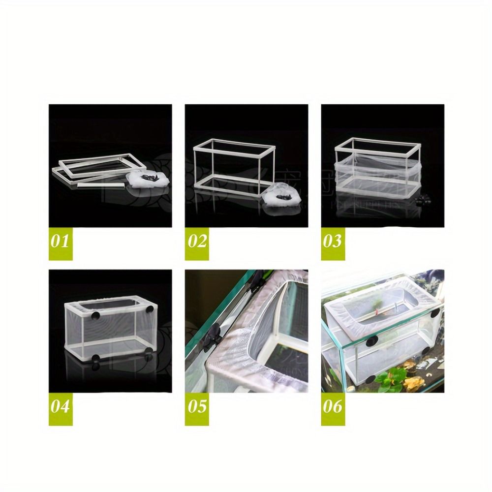 Аквариумная сетка для разведения рыбы, изоляционная сетка, подвесной аквариум, инкубатор для мальков креветок