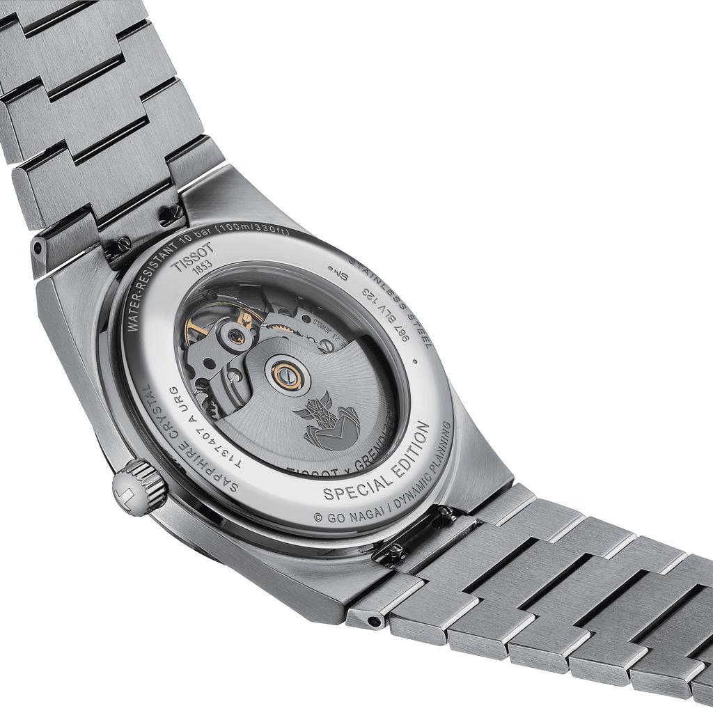Tissot Мужские модные часы из нержавеющей стали с синим циферблатом T137.407.11.041.02