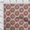 oneOone Cotton Flex Brown2 Fabric Asian Block Craft Projects Decor Fabric Printed By The Yard 40 Inch