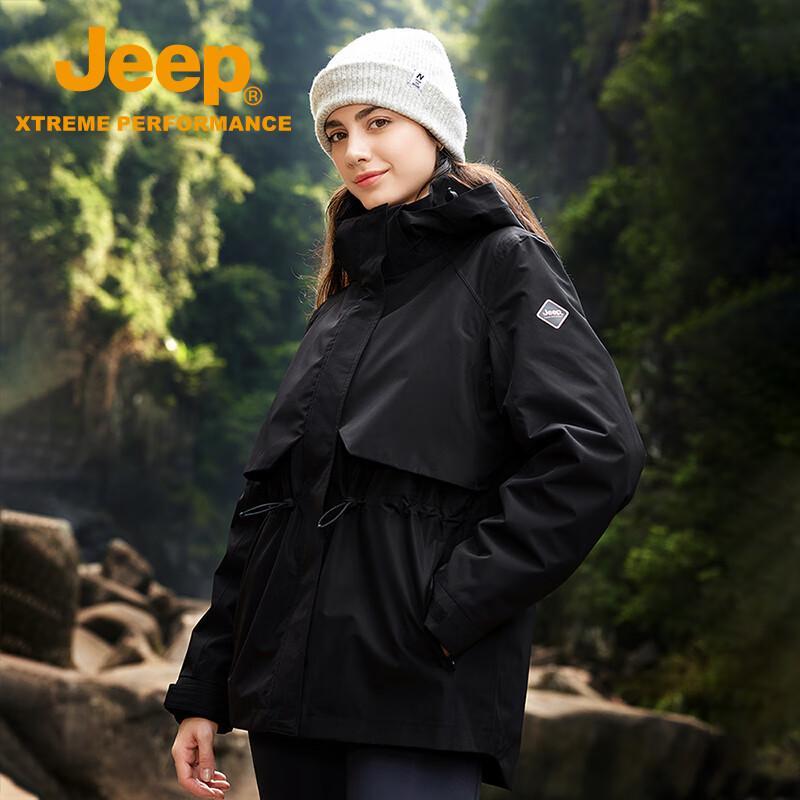 Jeep Женская флисовая куртка 3-в-1 для активного отдыха