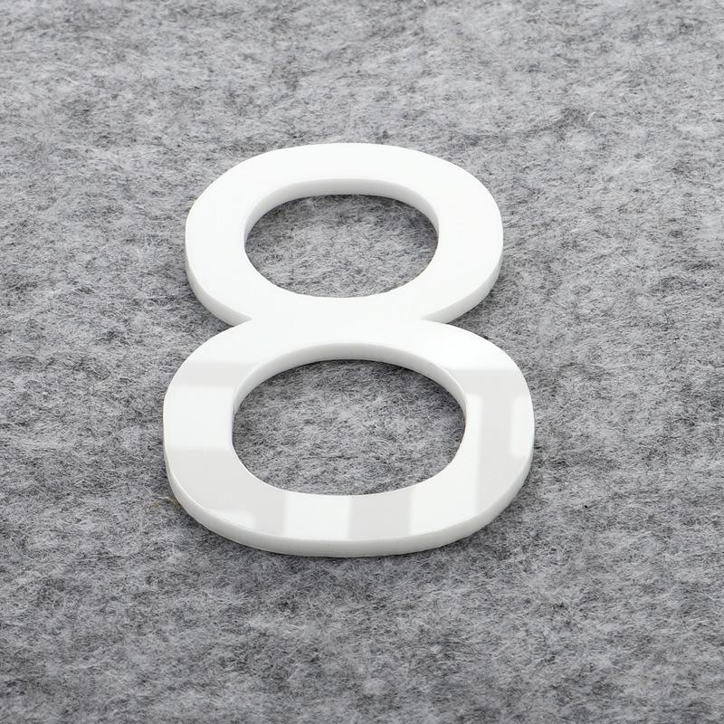 Матовая бронза золото 3D акриловые буквы номер дома настенные наклейки