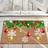 Дверной коврик Новогоднее украшение для улицы и помещения Дверной коврик Bm-9