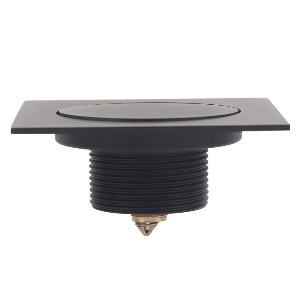 Push Down Mechanism Drain Strainer Square Floor Drain Easy Install Floor Drain Strainer Toilet