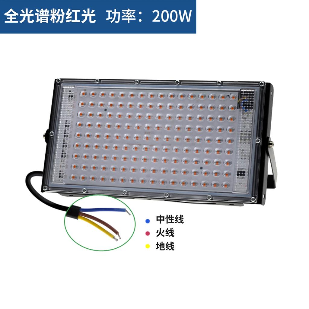 Новейший светильник для роста растений полного спектра 50/100/200/300 Вт, светодиодный квантовый светильник для роста растений, заполняющий свет для выращивания рассады, популярный