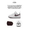Nike Кроссовки Court Borough Low для малышей Белые Красные Младенцы и Малыши DV5458-112